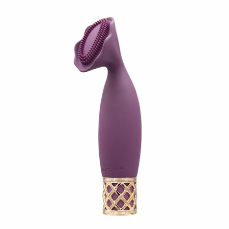 Pillow Talk Secrets Passion Mini Wand Massager Wine Silicone USB