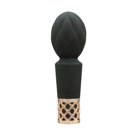 Pillow Talk Secrets Pleasure Wand Black - Compact Flexible Massager