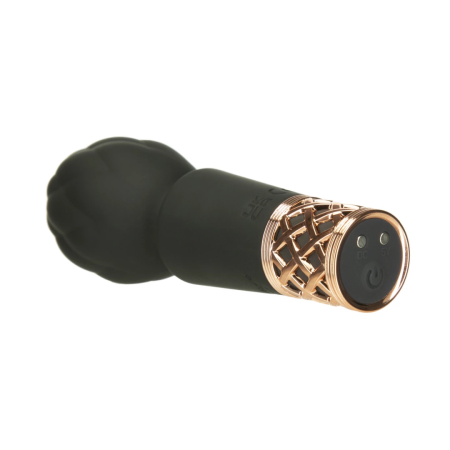 Pillow Talk Secrets Pleasure Wand Black - Compact Flexible Massager