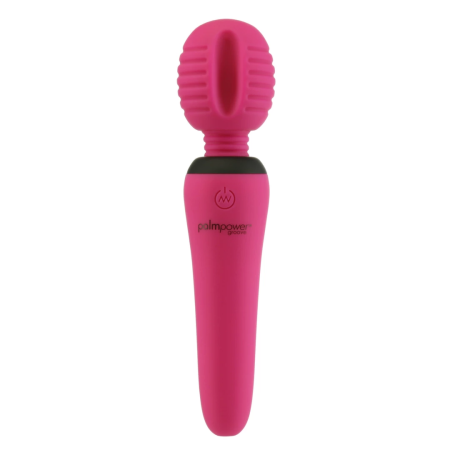 PalmPower Groove Mini Wand Fuchsia - Compact USB Rechargeable Massager