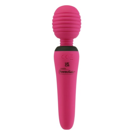 PalmPower Groove Mini Wand Fuchsia - Compact USB Rechargeable Massager