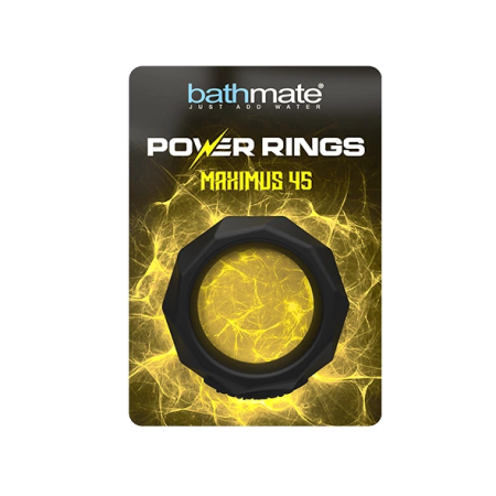 Bathmate Power Rings Maximus 45 - Advanced Elastomex System, Black
