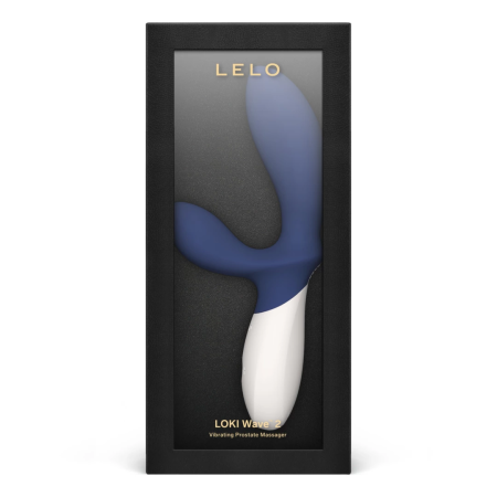 LELO Loki Wave 2 Intimate Massager Dual Motor Blue 12 Modes Waterproof
