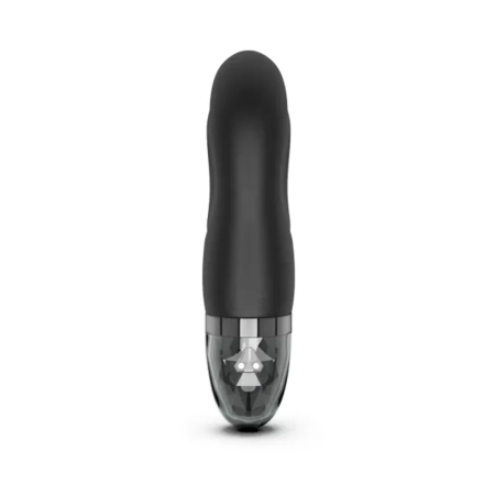Mystim Hop Hop Bob eStim Black - Dual-Function Vibrator, 16.5 cm