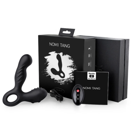 Nomi Tang Spotty 2 RC Intimate Machine with Remote & Dual Motors, Black