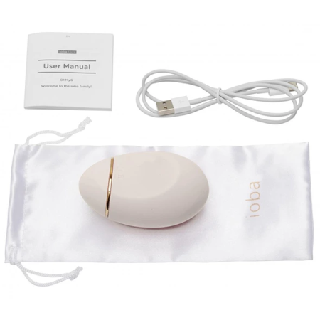 Ioba OhMyC White - Ergonomic Intimate Pulsator with Moving Bead System