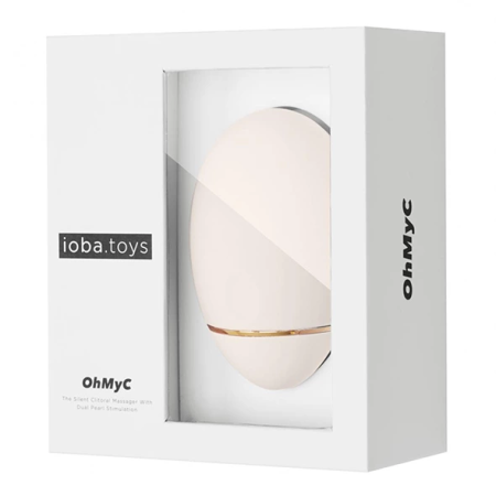 Ioba OhMyC White - Ergonomic Intimate Pulsator with Moving Bead System
