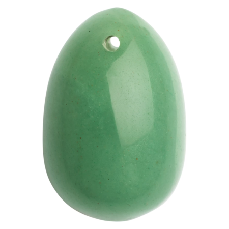 La Gemmes Jade Wellness Egg S - Natural Gemstone, Small Size, 3x2.5 cm