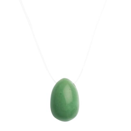 La Gemmes Jade Wellness Egg S - Natural Gemstone, Small Size, 3x2.5 cm