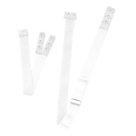 Bye Bra Low Back Straps 2-Hook - Adjustable Comfort System, One-Size