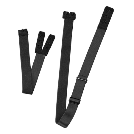 Bye Bra Low Back Straps 2-Hook - Adjustable Comfort System, One-Size