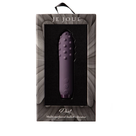 Je Joue Duet Purple - Multi-Surfaced USB Rechargeable Compact Massager