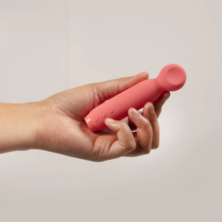 Je Joue Vita Pink - Compact Wand-Tip Vibrating Massager, Rechargeable