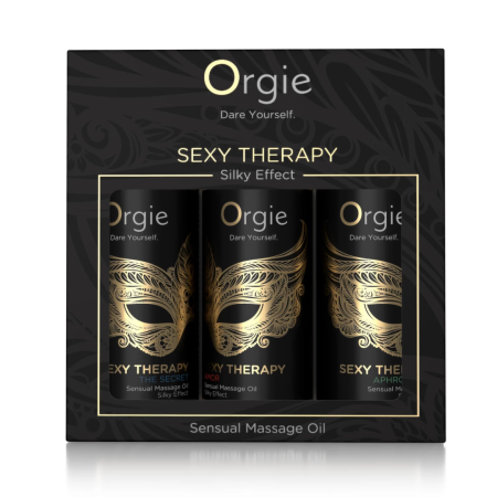 Orgie Sexy Therapy Mini Collection Massage Oil Set 3x30ml Assorted Scents