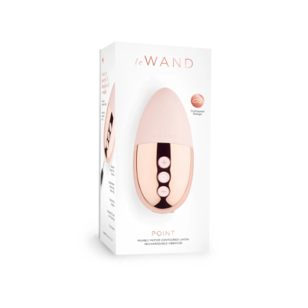 Le Wand Point Rose Gold Compact Rechargeable Stimulation Device