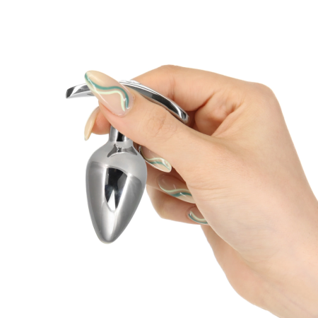 Pillow Talk Sneaky Stainless Steel Plug with Swarovski Crystal & PowerBullet