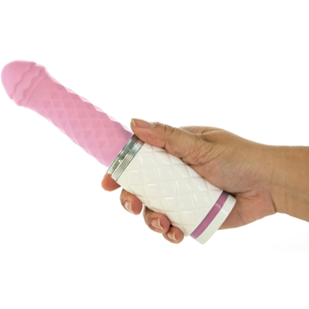 Pillow Talk Feisty Pink Thrusting Vibrator with Swarovski Cap