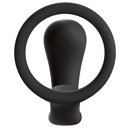 Fun Factory Bootie Ring Slate - Silicone Support Ring & Intimate Plug 6.5cm