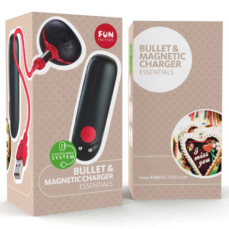 Fun Factory Bullet Black Rechargeable Vibrating Mini Massager