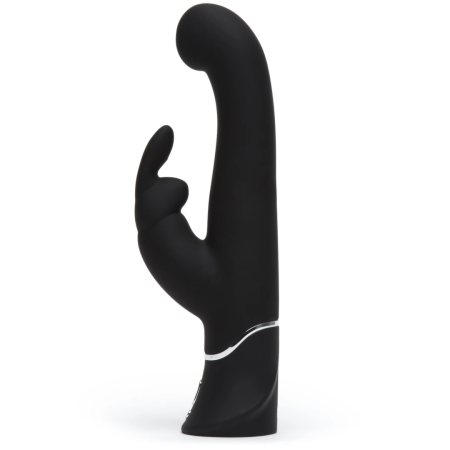 Happy Rabbit G-Spot Stroker Black - Silicone Rechargeable Intimate Machine