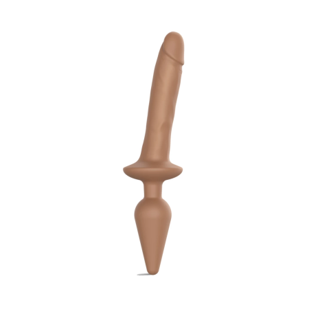 Strap-On-Me Switch Plug-In Caramel L - Anatomical Silicone Intimate System