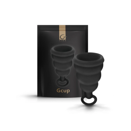 Gvibe Gcup Mystic Noir Menstrual Cup S - Leak-Proof, Valve System, 20 ml