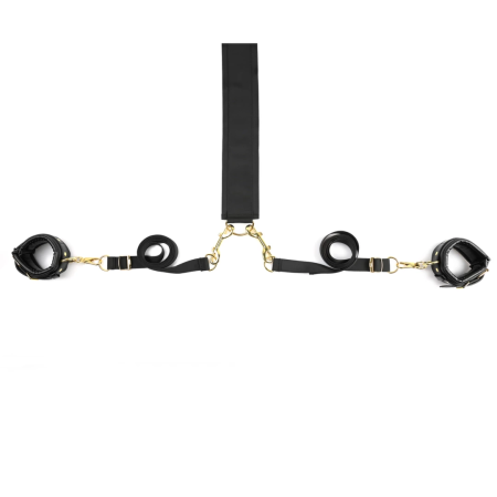 Sportsheets Under the Bed Restraint System Special Edition, 6 Points, Gold Hardware