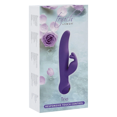 Swan Trio Rabbit Purple - Triple Action Luxury Intimate Device