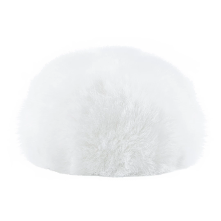 Magic Motion Bunny Tail Intimate Plug APP Control White Rex Fur 130mm