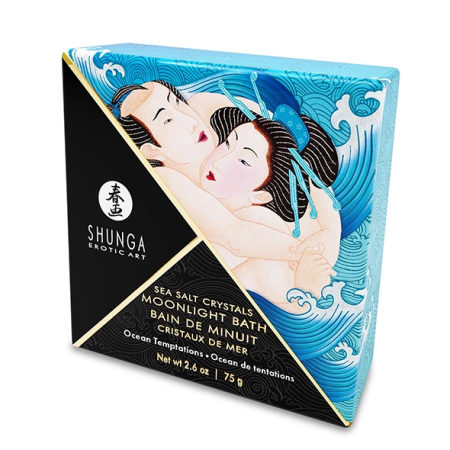 Shunga Ocean Temptations Bath Salts 75g - Dead Sea Crystals & Scented Candle