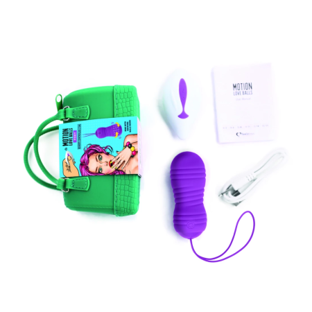 FeelzToys Motion Love Balls Foxy - Remote-Controlled, Waterproof, Silicone