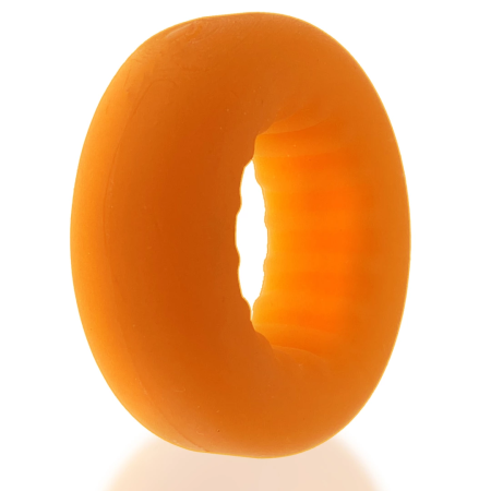 Oxballs Axis Rib Griphold Plus+Silicone Ring Orange Ice 5 cm
