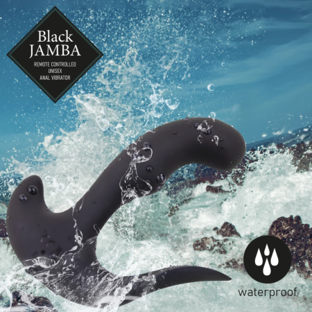 FeelzToys Jamba Black - Dual Motor Intimate Silicone Stimulator, 12.2 cm