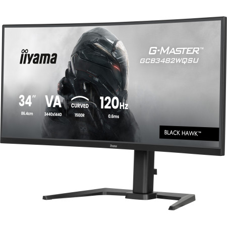 iiyama GCB3482WQSU-B1 Kompiuterio monitorius 34" UltraWide Quad HD