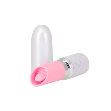 Pillow Talk Lusty Pink - Compact Silicone Clitoral Stimulator, Swarovski Detail