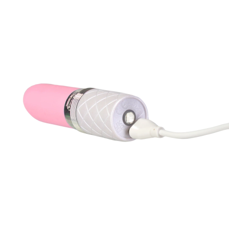 Pillow Talk Lusty Pink - Compact Silicone Clitoral Stimulator, Swarovski Detail