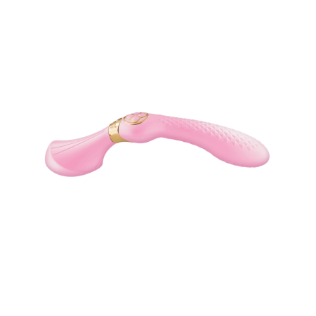 Shunga Zoa Light Pink Intimate Massage Device Ergonomic 270mm