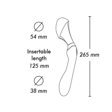 Shunga Zoa Light Pink Intimate Massage Device Ergonomic 270mm