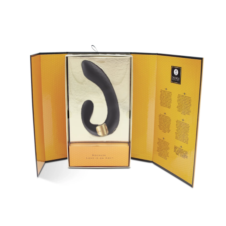 Shunga MIYO Black Dual Motor Silicone Intimate System 185mm