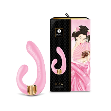 Shunga MIYO Light Pink Dual-Motor Intimate Device 185 mm