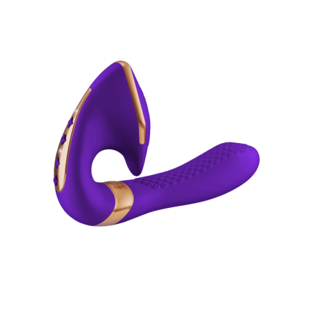 Shunga Soyo Intimate Dual Motor Vibrator - Purple, 170 mm, Rechargeable
