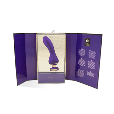 Shunga Sanya Rechargeable Silicone Intimate Device Purple 185mm