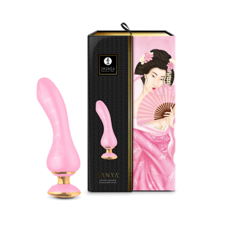 Shunga Sanya Light Pink Intimate Wellness Device Flexible Design