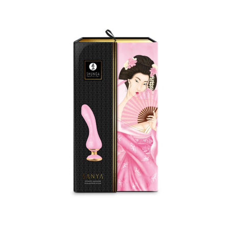 Shunga Sanya Light Pink Intimate Wellness Device Flexible Design