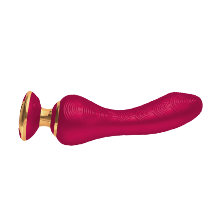 Shunga Sanya Intimate Device Rechargeable Raspberry 185mm Silicone