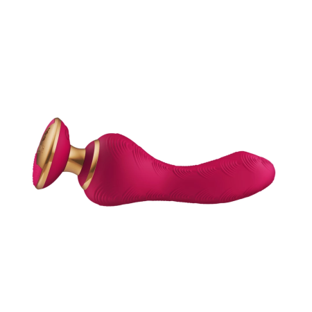 Shunga Sanya Intimate Device Rechargeable Raspberry 185mm Silicone