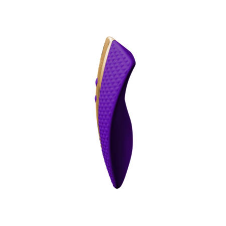 Shunga Obi Purple Compact Vibrating Massager, Ergonomic Silicone Design