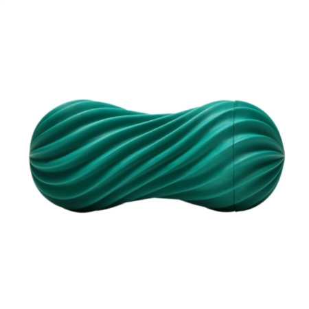 Tenga Flex II Fizzy Green Intimate Spiral System - Reusable, Textured