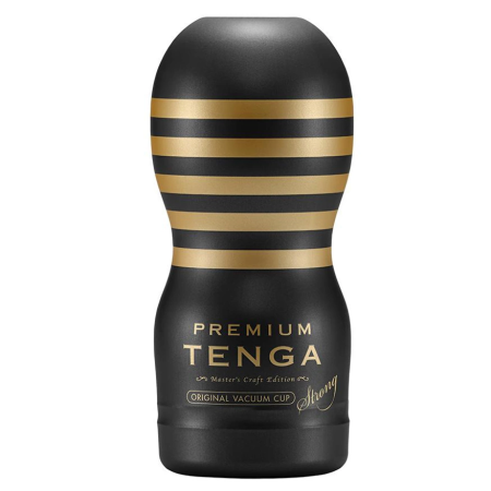 Tenga Premium Original Vacuum Cup Strong - Enhanced Suction System, Black