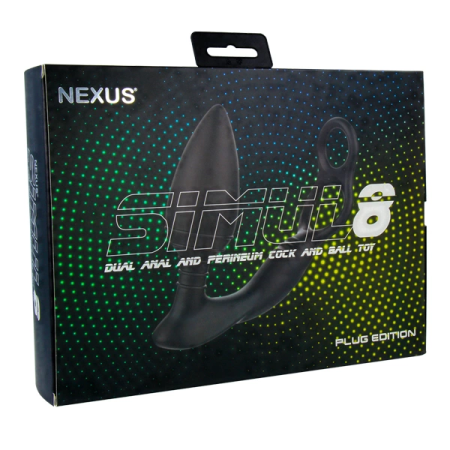 Nexus Simul8 Plug Edition Intimate Dual Stimulation Device, Black